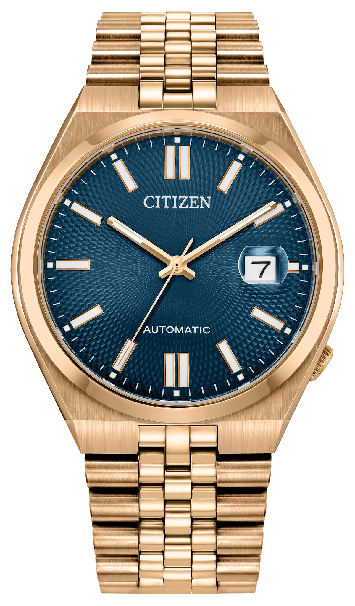 TSUYOSA 60 Blue Dial Stainless Steel Bracelet NK0023-57L | CITIZEN